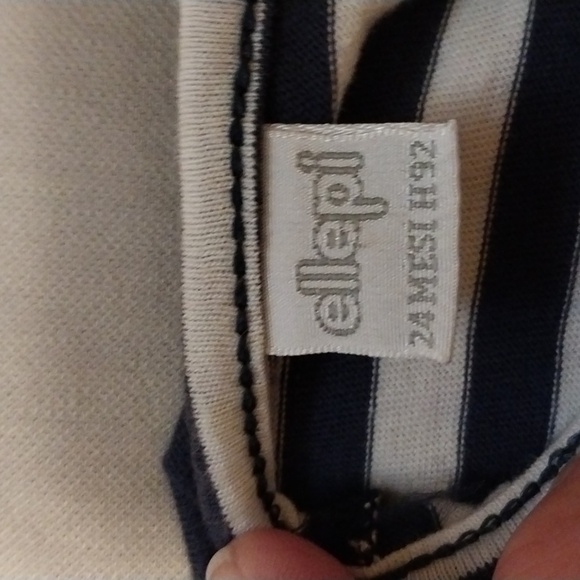 ELLEPI navy/ white chic dress 24 month - Picture 3 of 6